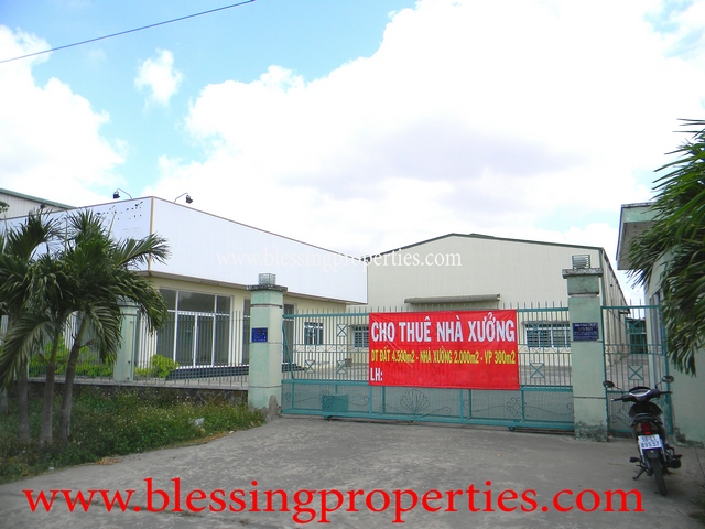 Factory For Lease Outside Industrial Park In Long An Province